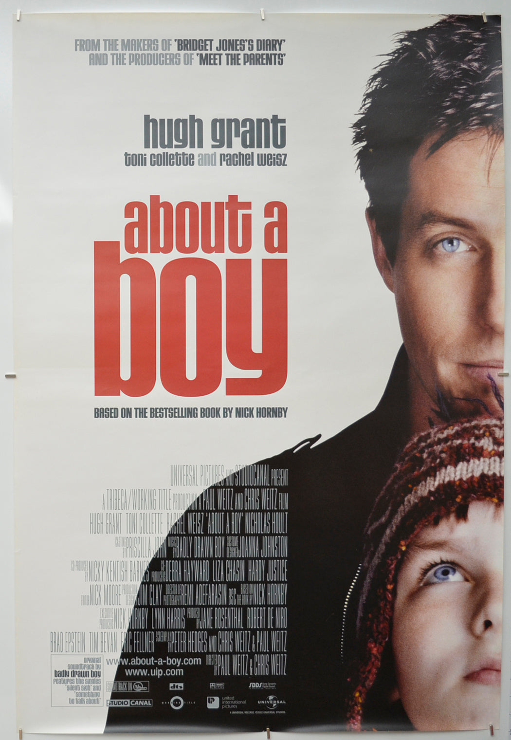 About A Boy   Original One Sheet Poster - Film Poster - Movie Poster