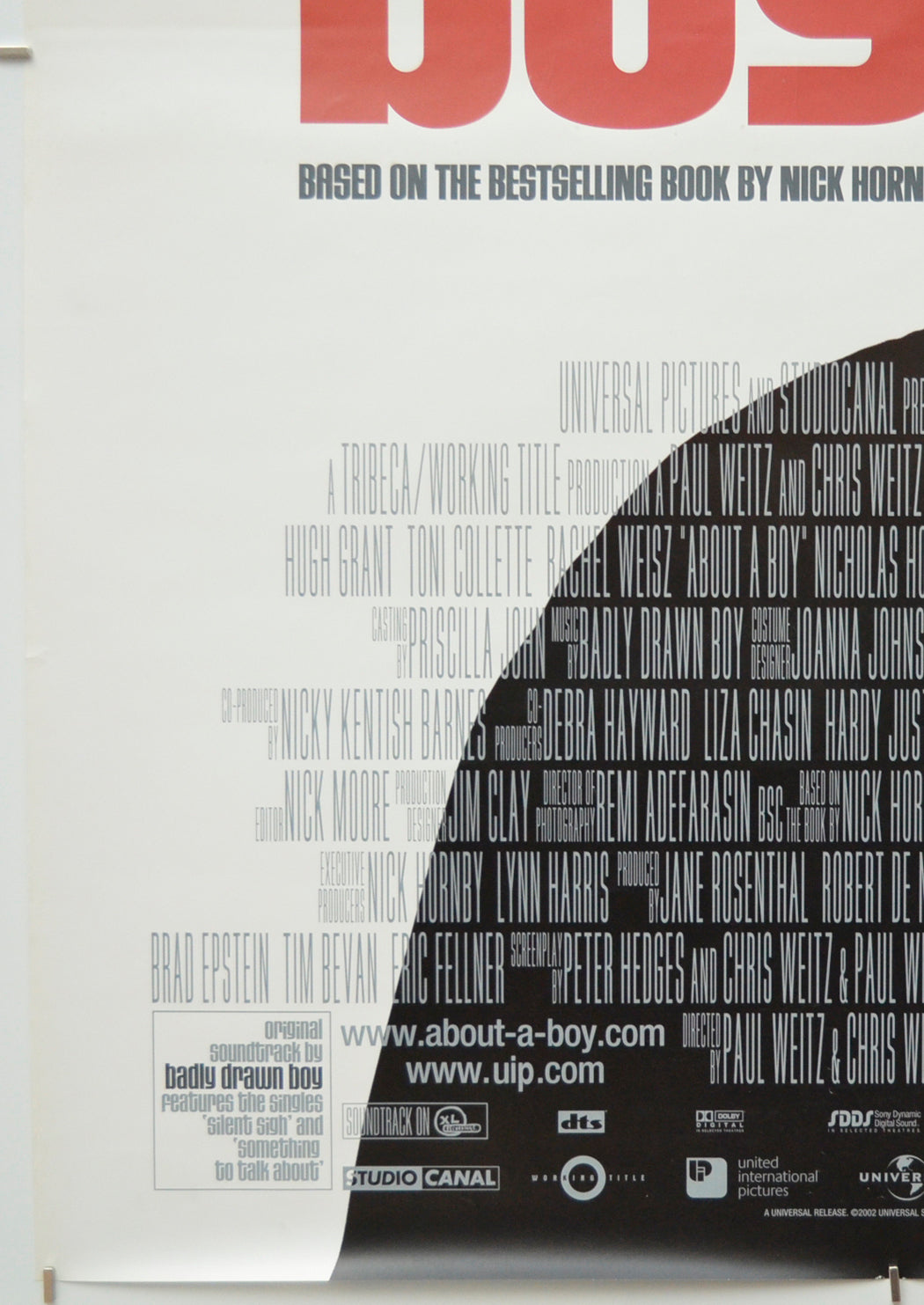 ABOUT A BOY (Bottom Left) Cinema One Sheet Movie Poster 