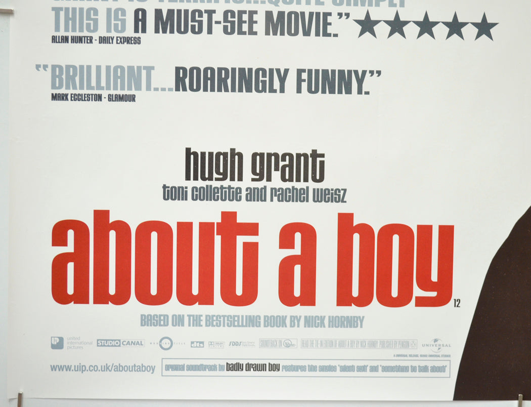 ABOUT A BOY (Bottom Left) Cinema Quad Movie Poster 