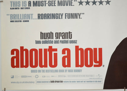 ABOUT A BOY (Bottom Left) Cinema Quad Movie Poster 