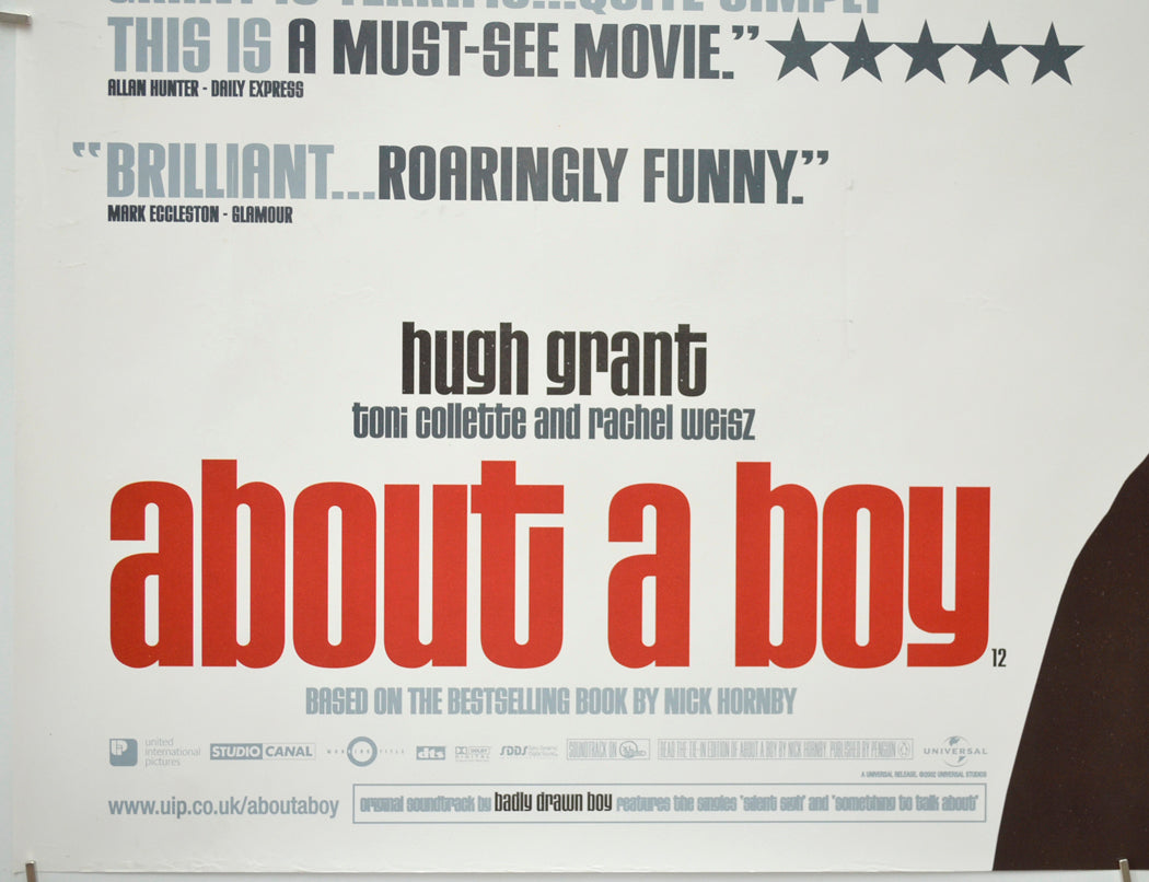 ABOUT A BOY (Bottom Left) Cinema Quad Movie Poster 