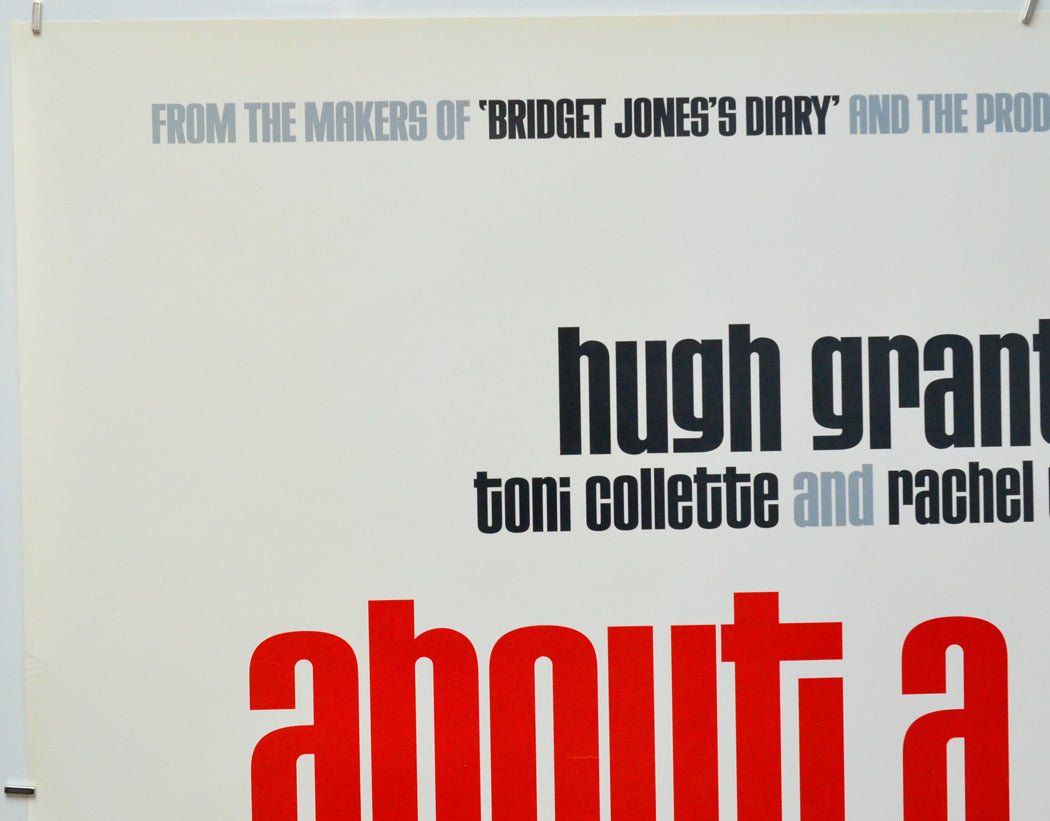 About A Boy (Top Left) Cinema Quad Movie Poster 