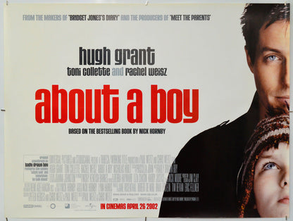 About A Boy - Original Quad Poster - Film Poster - Movie Poster