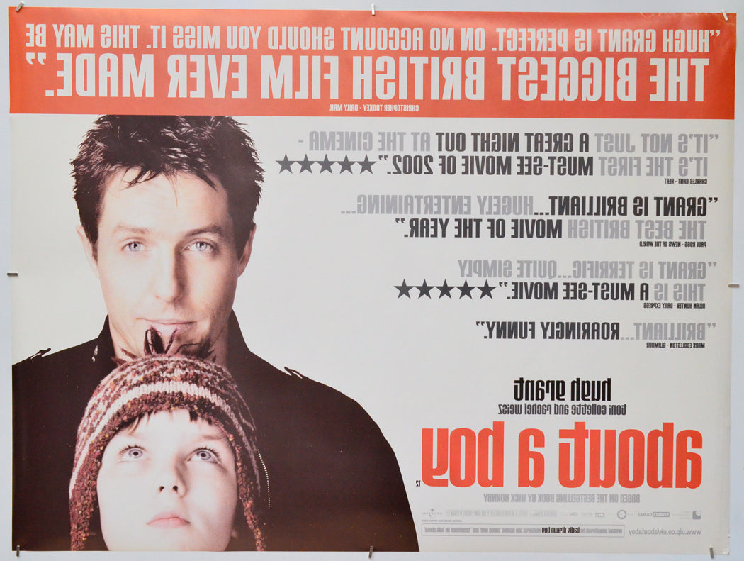 About A Boy (Back) Cinema Quad Movie Poster 
