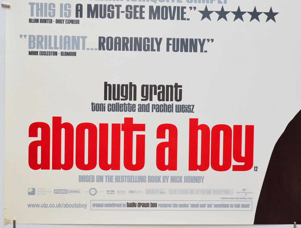 About A Boy (Bottom Left) Cinema Quad Movie Poster 