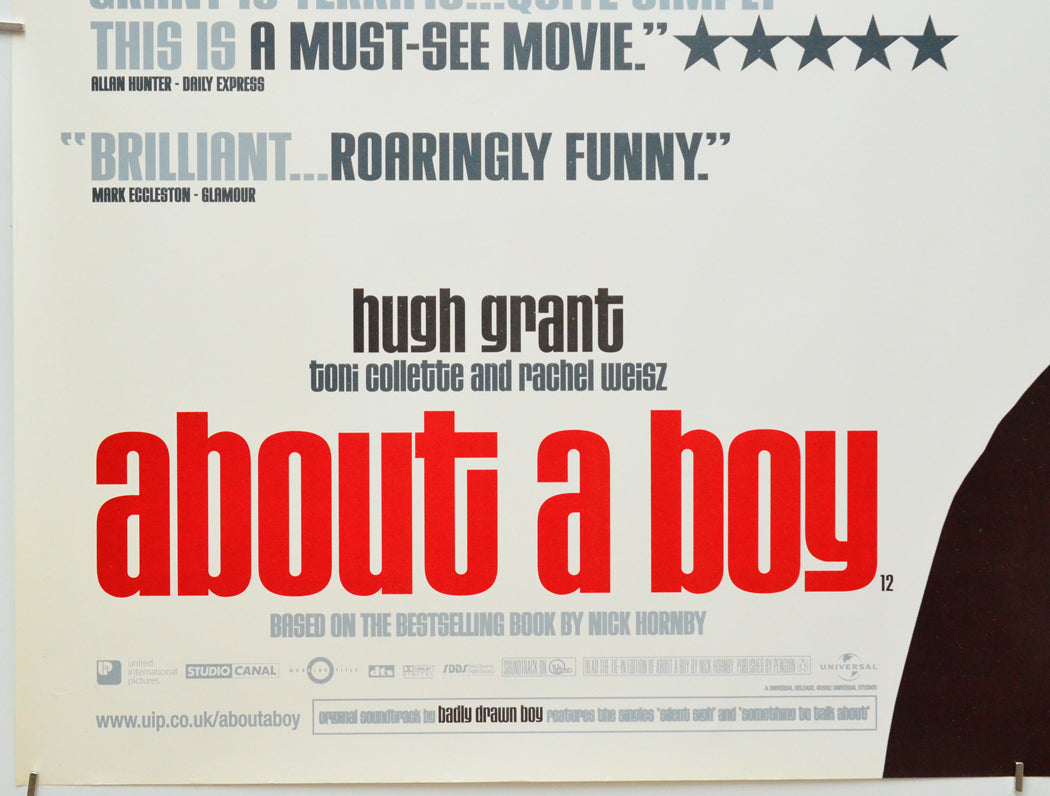 About A Boy (Bottom Left) Cinema Quad Movie Poster 