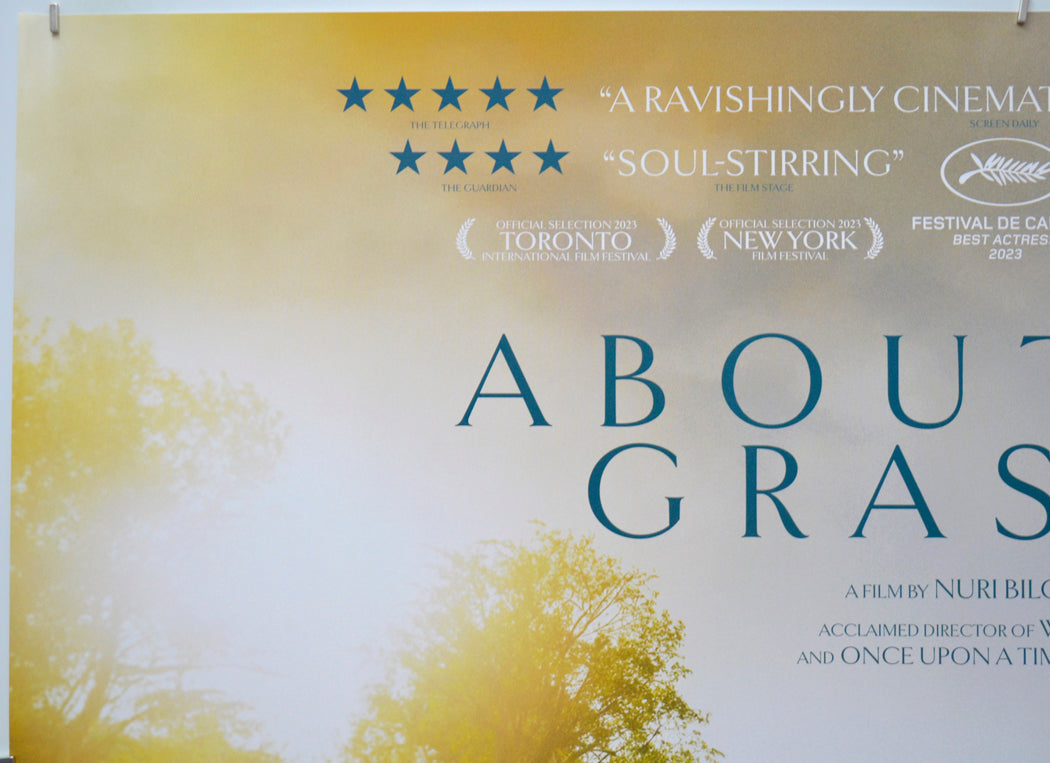 ABOUT DRY GRASSES (Top Left) Cinema Quad Movie Poster 