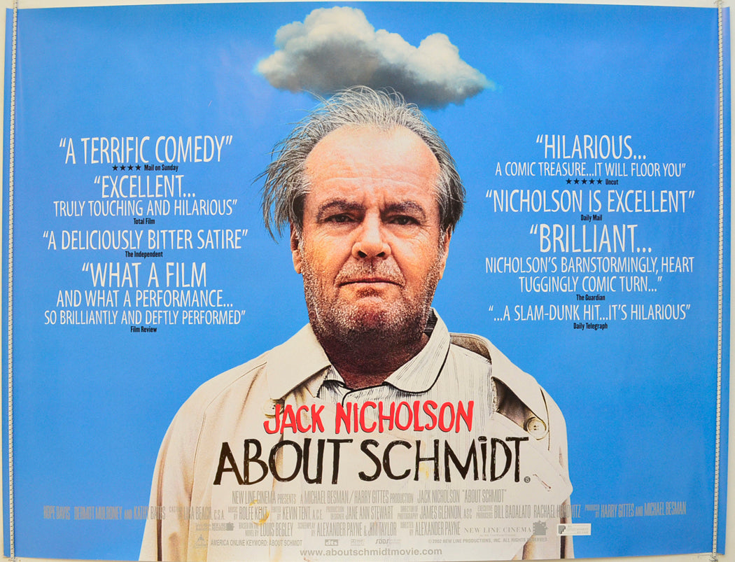 About Schmidt Original Quad Poster - Film Poster - Movie Poster  