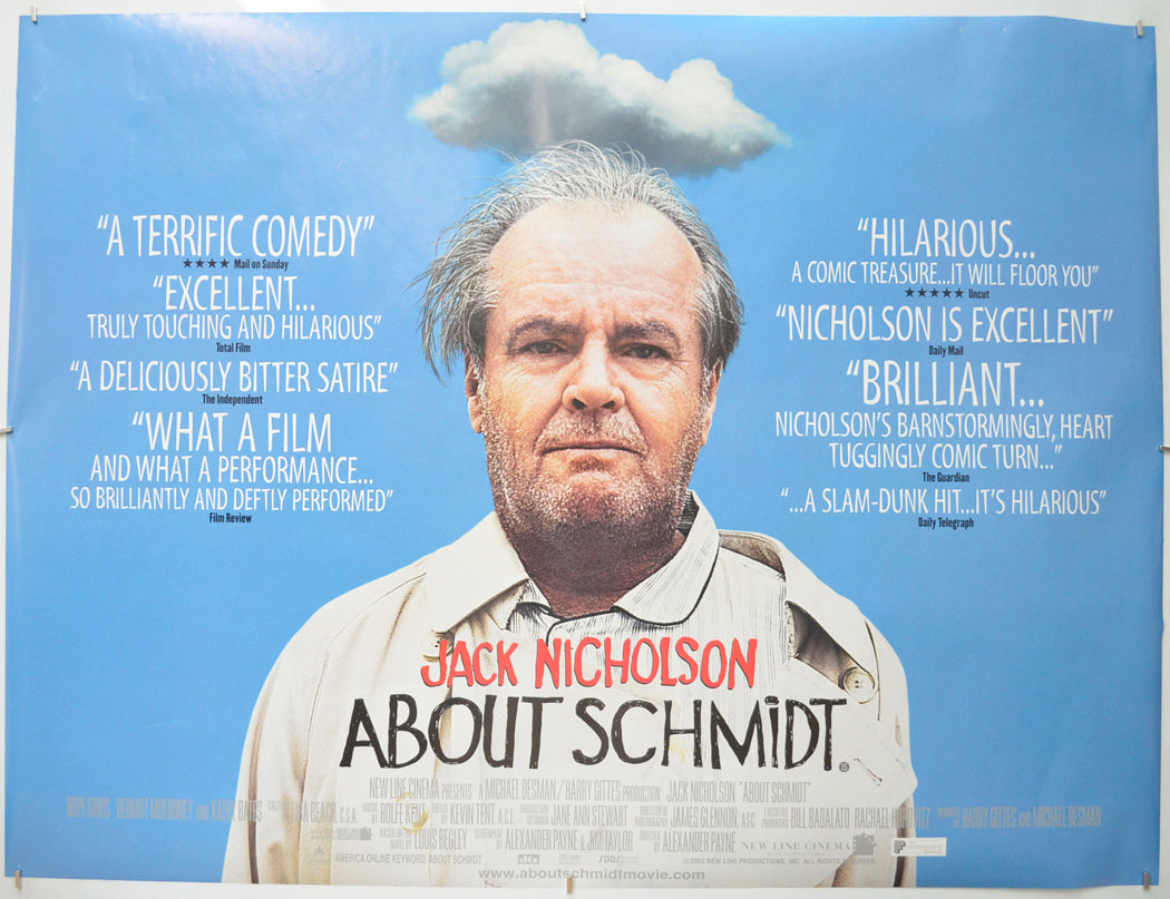 About Schmidt Original Quad Poster - Film Poster - Movie Poster  