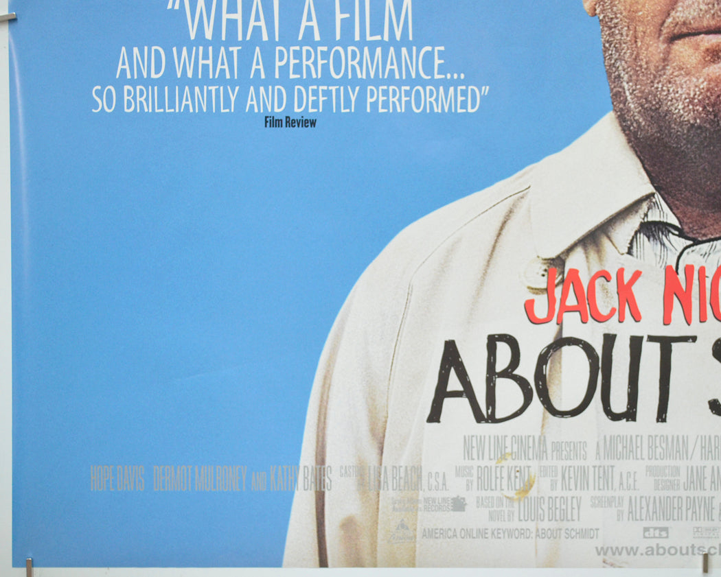 ABOUT SCHMIDT (Bottom Left) Cinema Quad Movie Poster 