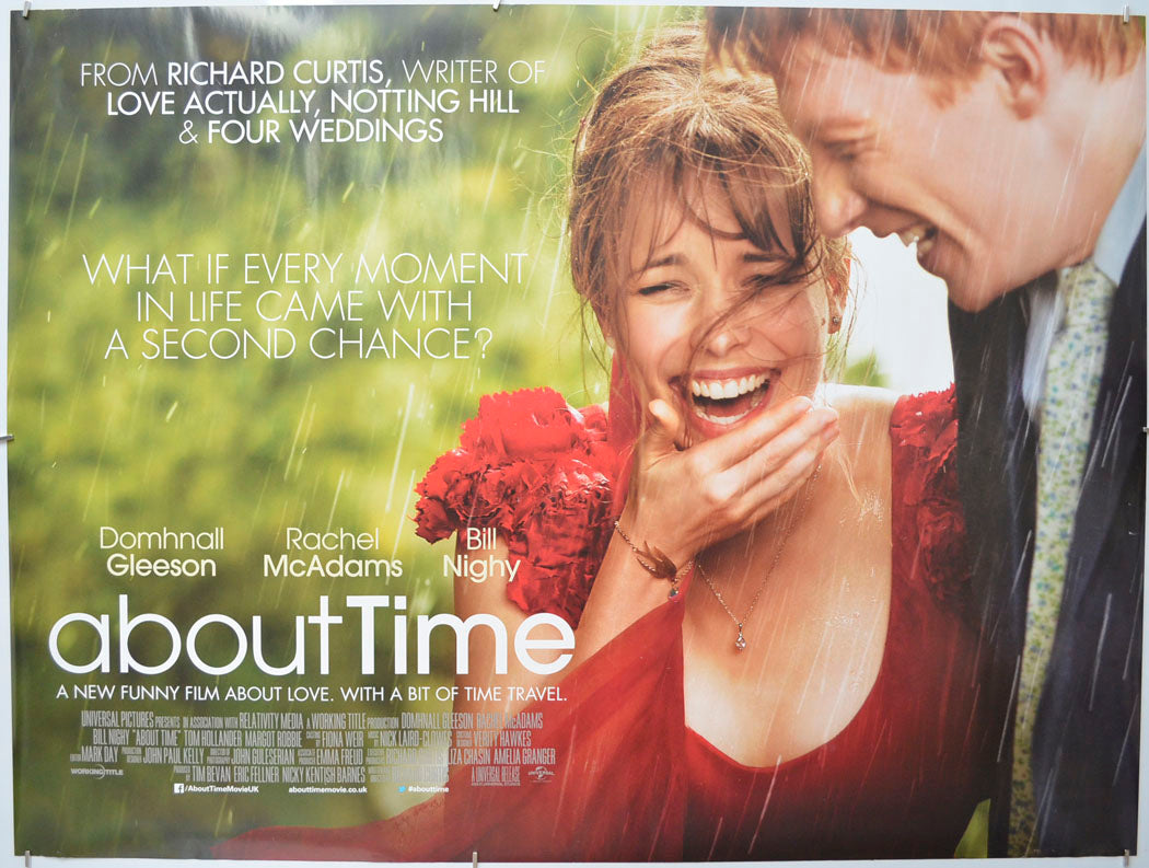 About Time  Original Quad Poster - Film Poster - Movie Poster