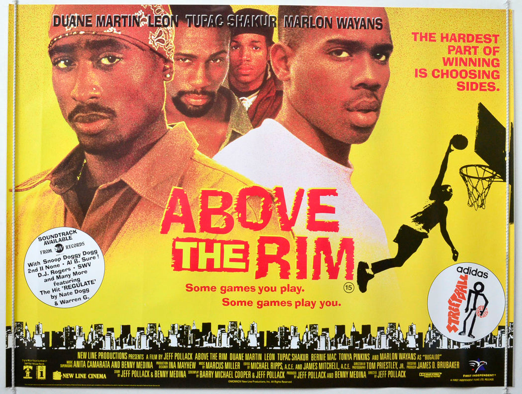 Above The Rim Original British Quad Poster - Movie Poster