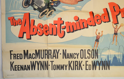 THE ABSENT MINDED PROFESSOR (Bottom Left) Cinema Quad Movie Poster 