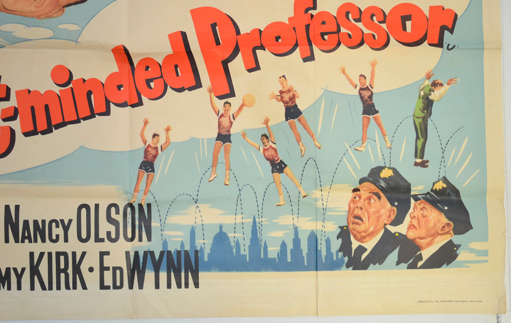 THE ABSENT MINDED PROFESSOR (Bottom Right) Cinema Quad Movie Poster 