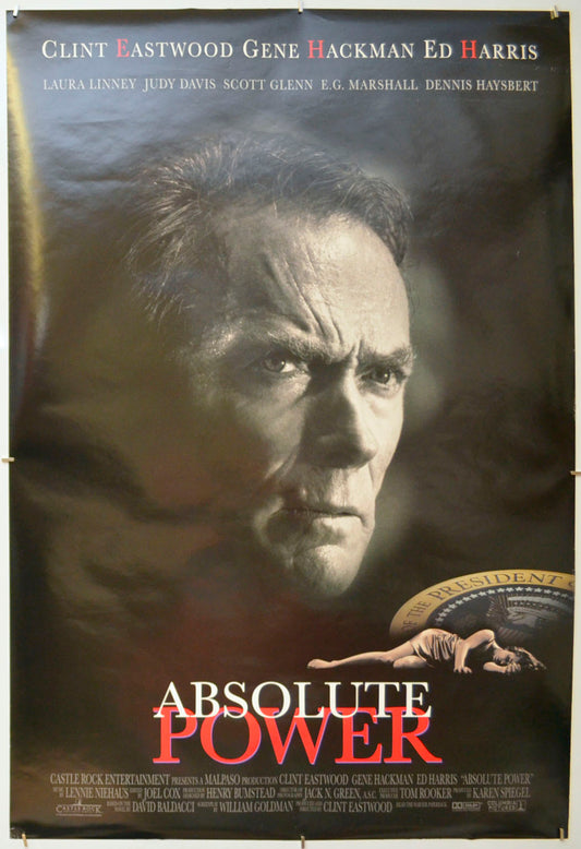 Absolute Power Original One Sheet Poster - Film Poster - Movie Poster