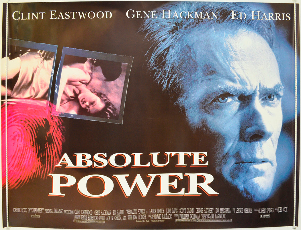 Absolute Power  Original British Quad Poster - Film Poster - Movie Poster 