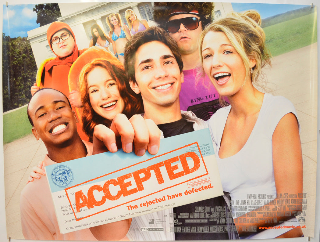 Accepted Original Quad Poster - Film Poster - Movie Poster  