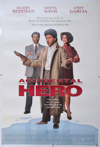 Accidental Hero Original One Sheet Poster - Film Poster - Movie Poster