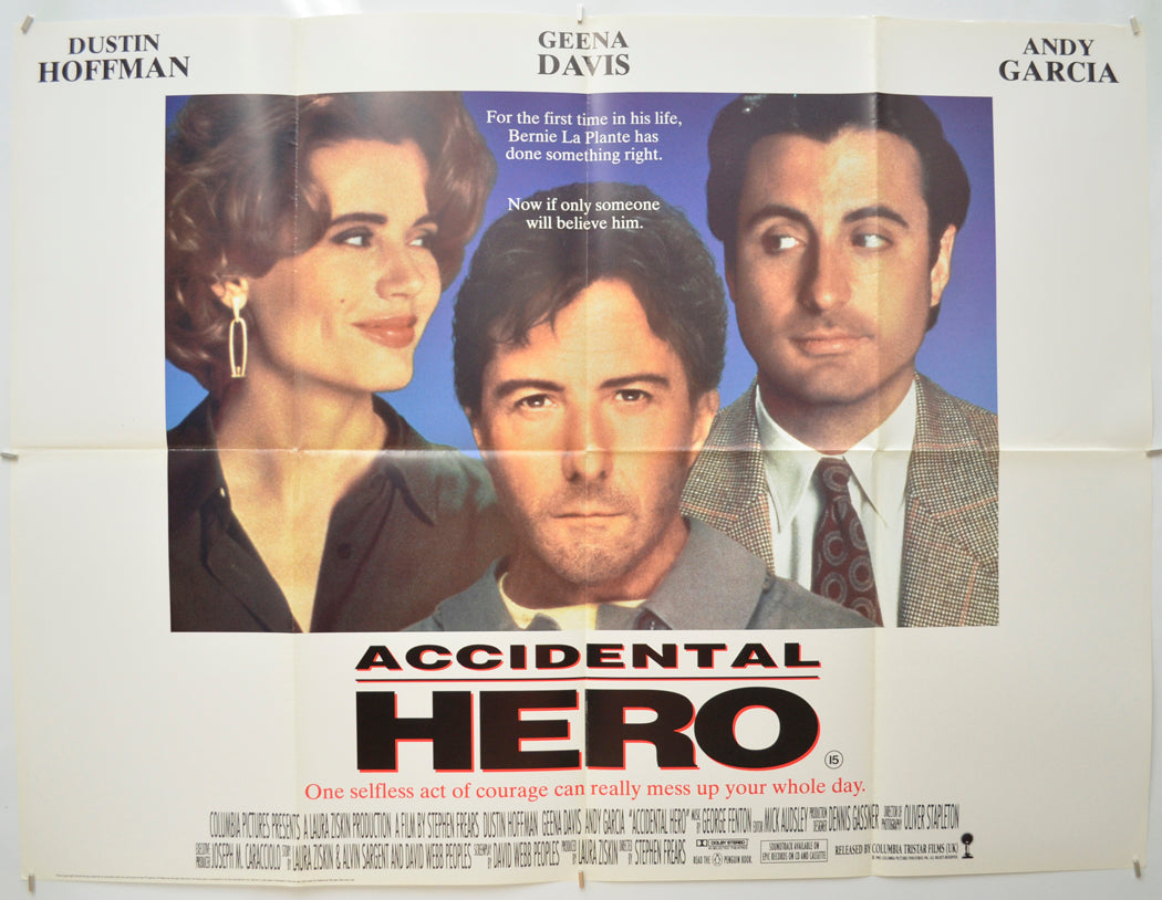 Accidental Hero Original Quad Poster - Film Poster - Movie Poster