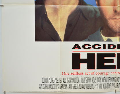 ACCIDENTAL HERO (Bottom Left) Cinema Quad Movie Poster 