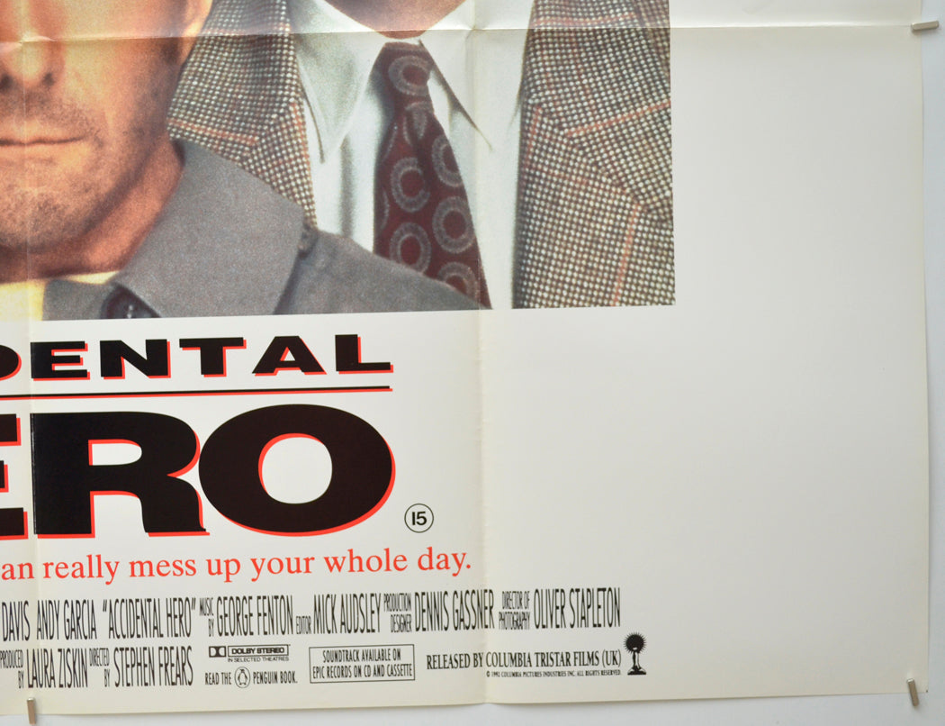 ACCIDENTAL HERO (Bottom Right) Cinema Quad Movie Poster 