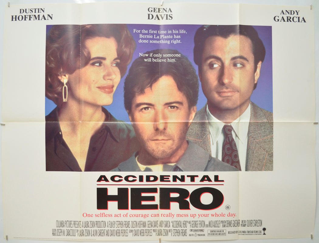 Accidental Hero Original Quad Poster - Film Poster - Movie Poster