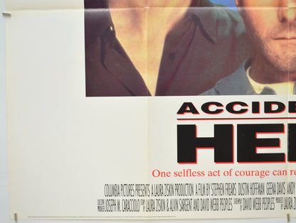 ACCIDENTAL HERO (Bottom Left) Cinema Quad Movie Poster 