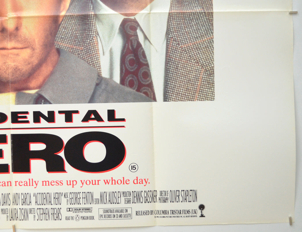 ACCIDENTAL HERO (Bottom Right) Cinema Quad Movie Poster 