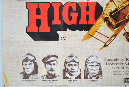 ACES HIGH (Bottom Left) Cinema Quad Movie Poster 