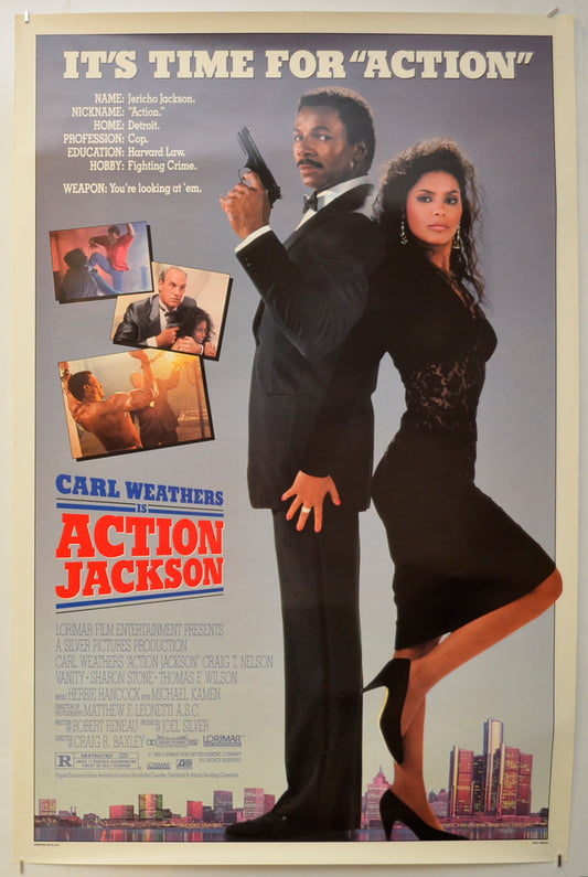 Action Jackson  Original One Sheet Poster - Film Poster - Movie Poster