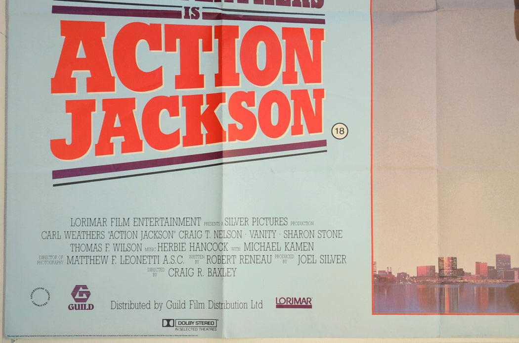 ACTION JACKSON (Bottom Left) Cinema Quad Movie Poster 