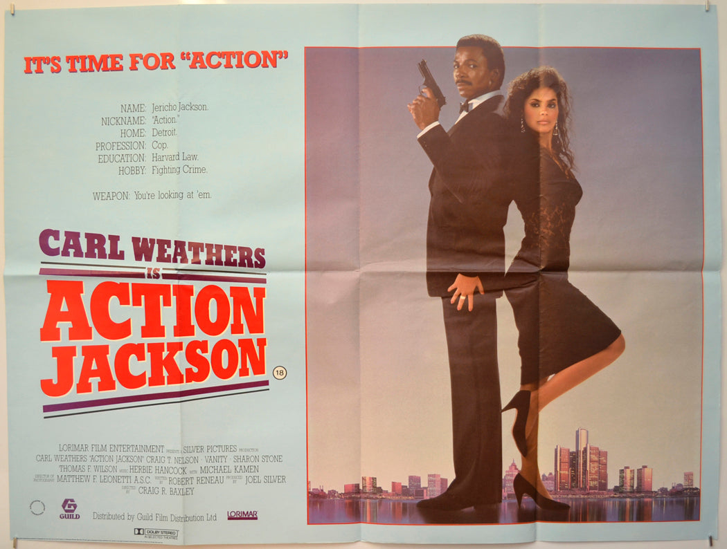 Action Jackson  Original Quad Poster - Film Poster - Movie Poster