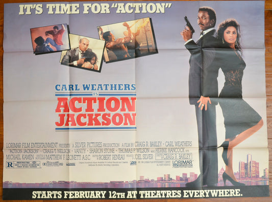 Action Jackson   Original US Subway Poster - Film Poster - Movie Poster 