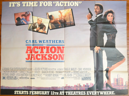 Action Jackson   Original US Subway Poster - Film Poster - Movie Poster 