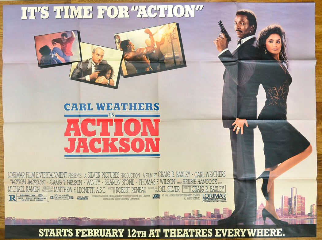 Action Jackson Original US Subway Poster - Movie Poster