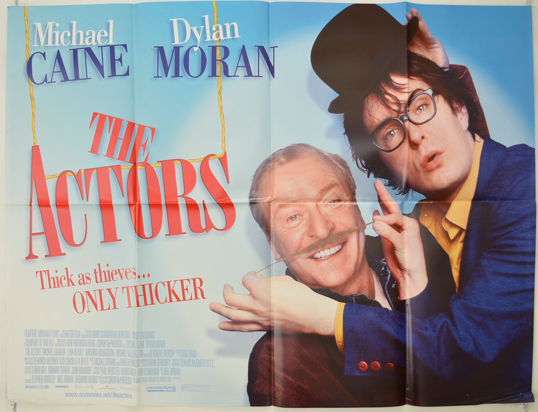 The Actors   Original Quad Poster - Film Poster - Movie Poster 