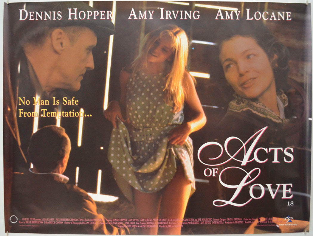 Acts of Love (a.k.a. Carried Away ) Original Quad Poster - Film Poster - Movie Poster