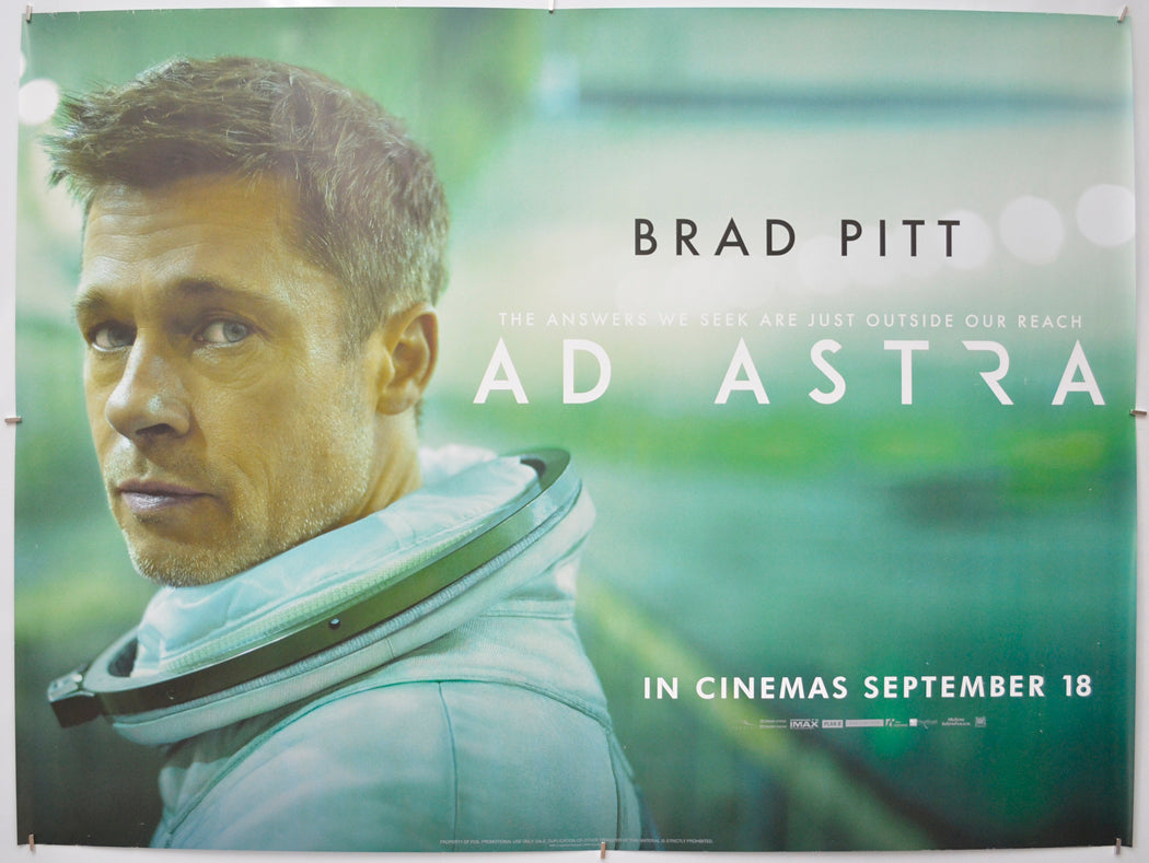 Ad Astra - Original Quad Poster - Film Poster - Movie Poster