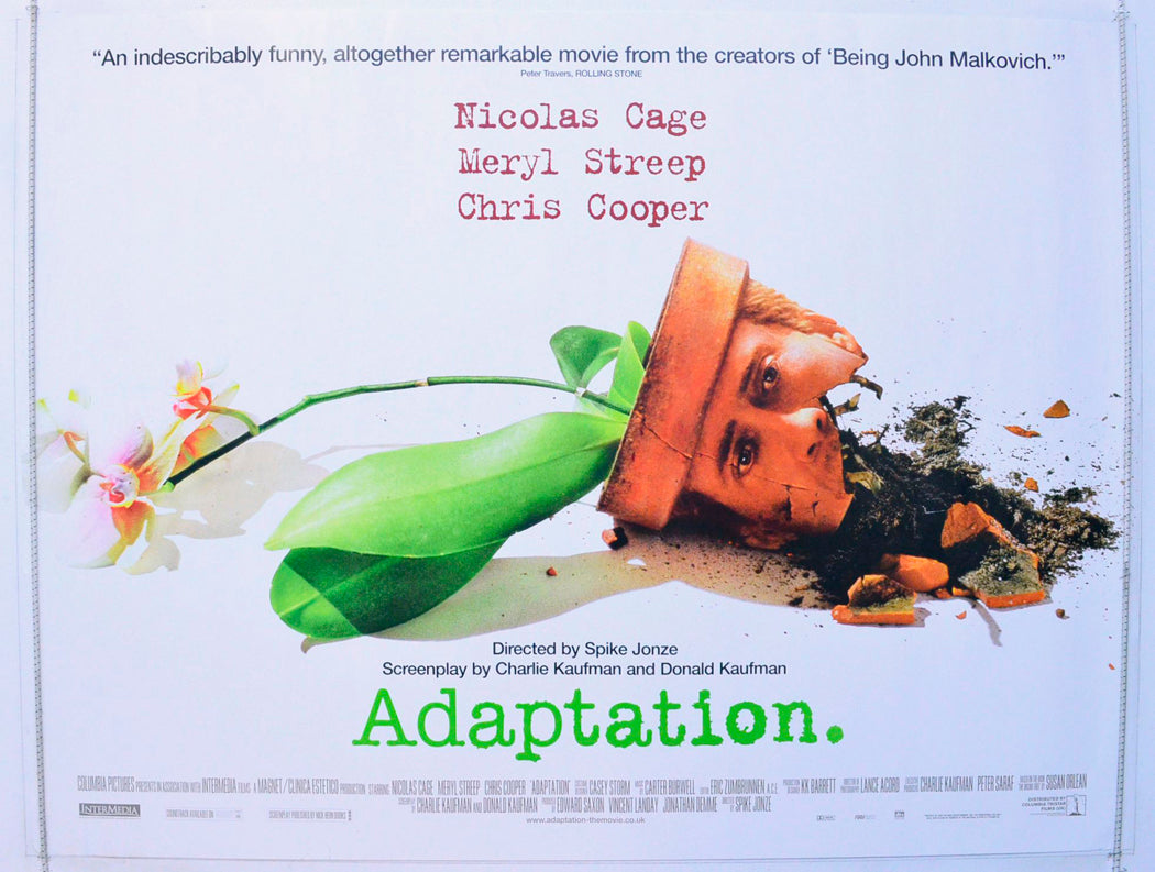 Adaptation Original British Quad Poster - Film Poster - Movie Poster 