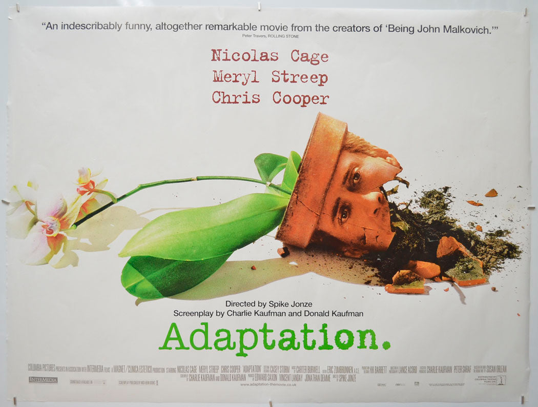 Adaptation Original Quad Poster - Film Poster - Movie Poster