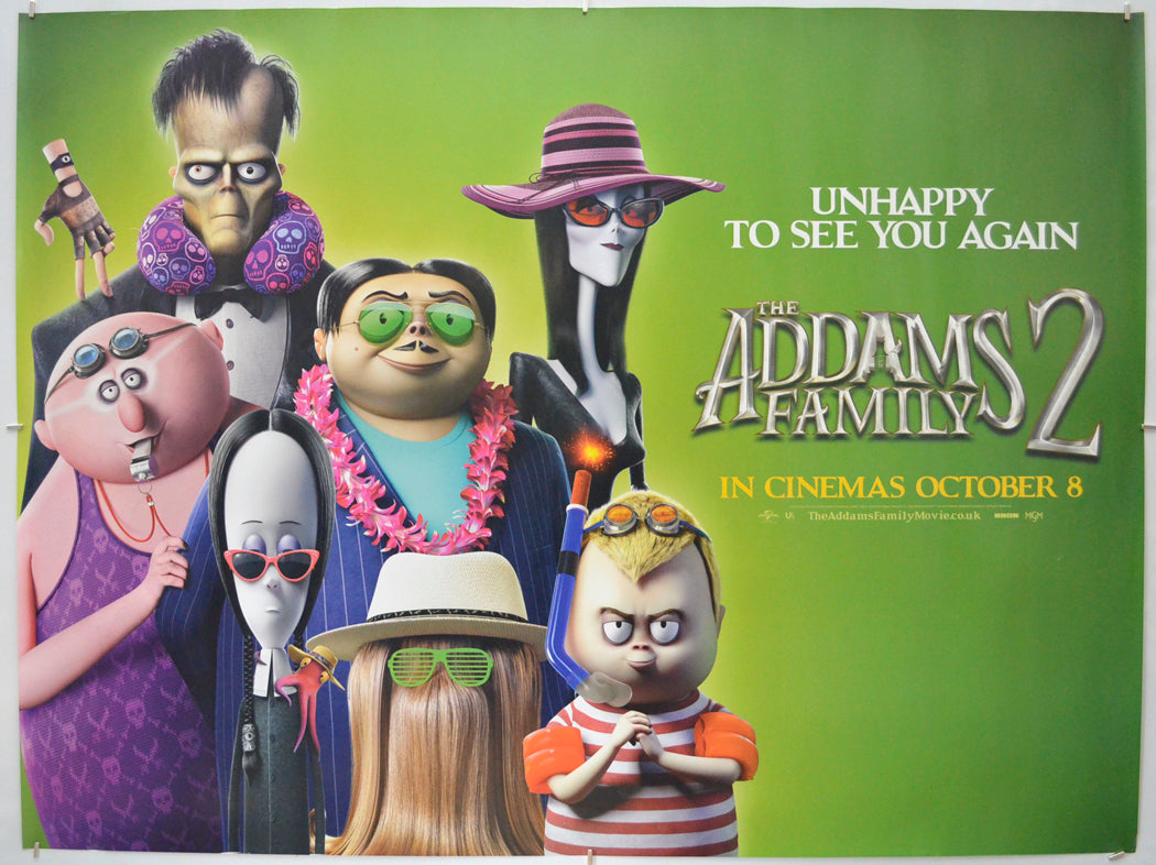 The Addams Family 2 (Teaser / Advance Version) Original Quad Poster - Film Poster - Movie Poster