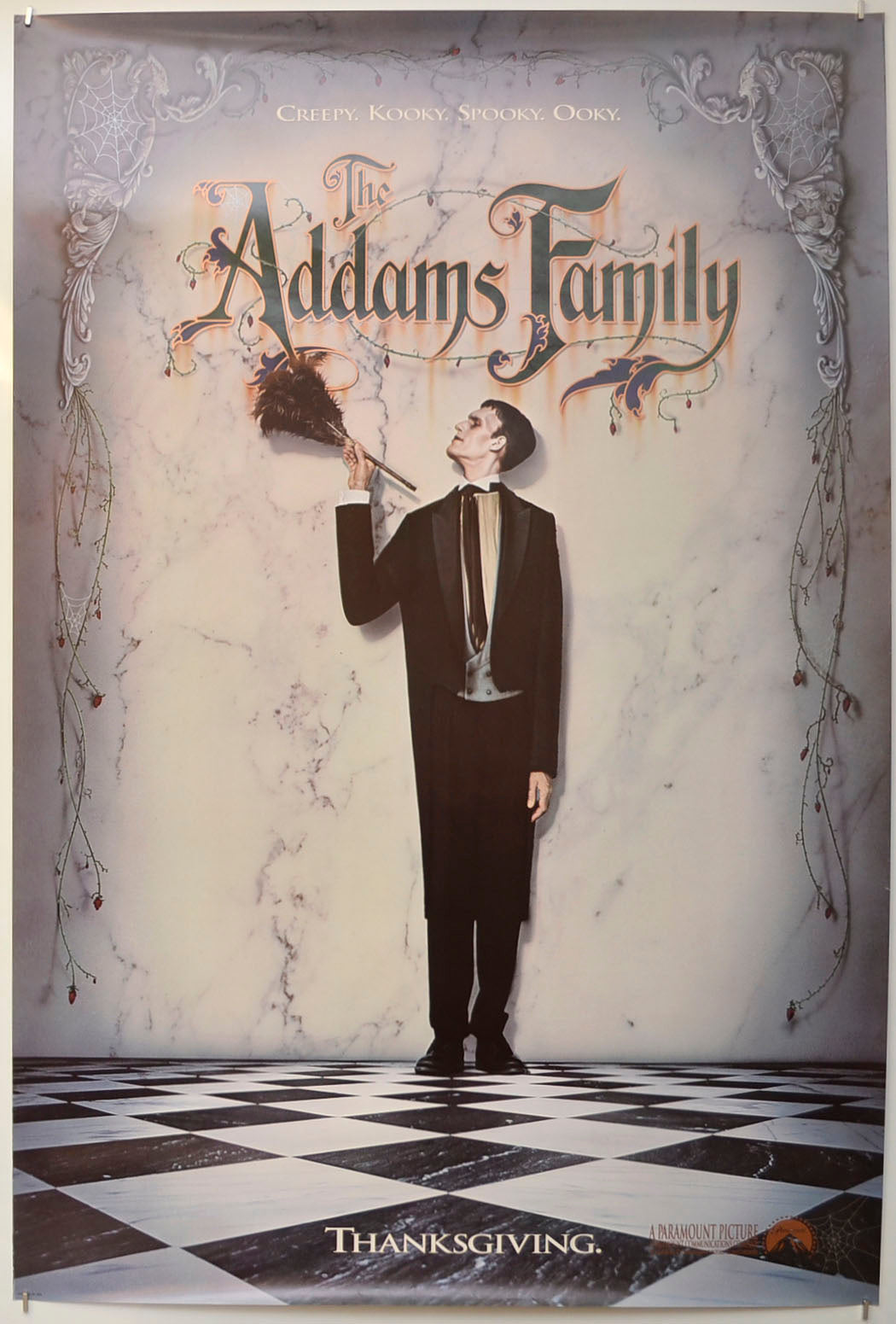 The Addams Family (Teaser / Advance Version) Original One Sheet Poster - Film Poster - Movie Poster