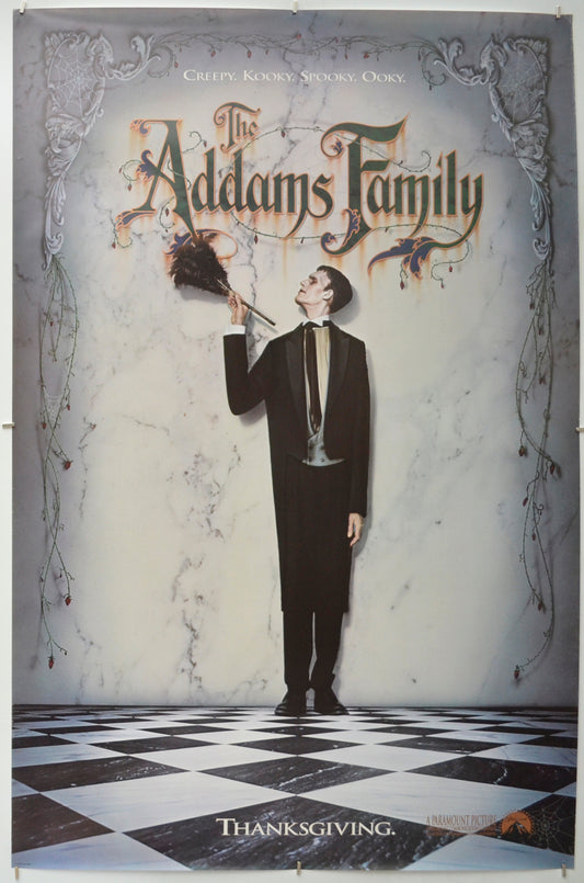 The Addams Family  (Teaser / Advance Version)   Original One Sheet Poster - Film Poster - Movie Poster