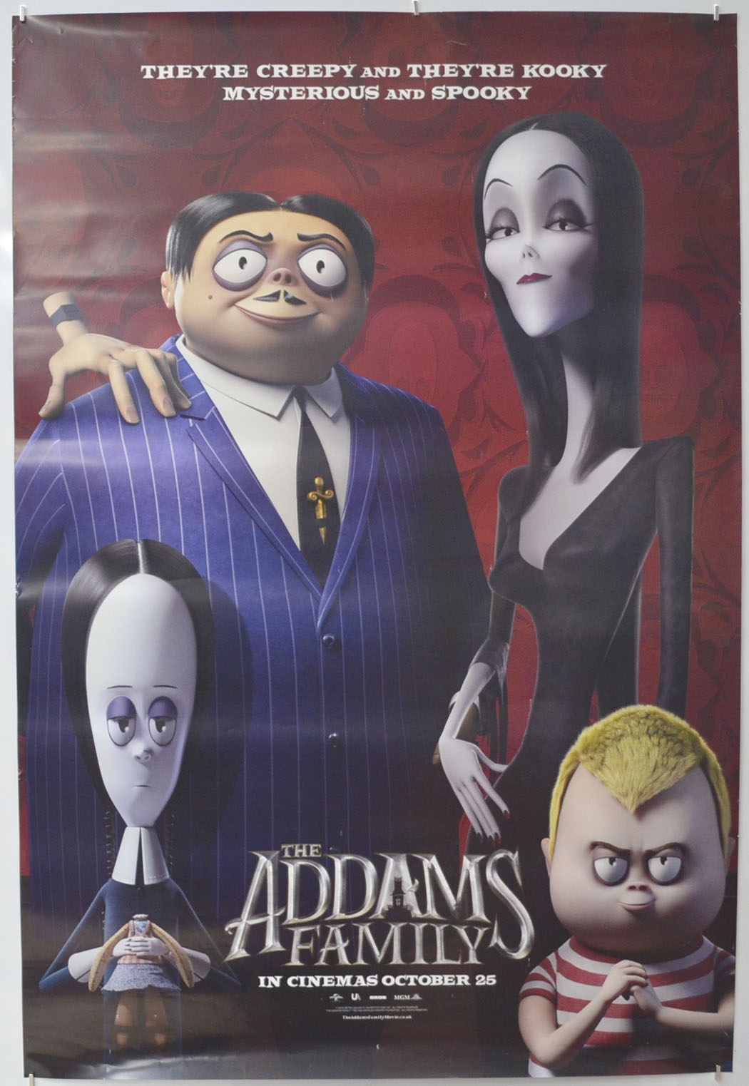 The Addams Family Original One Sheet Poster - Film Poster - Movie Poster