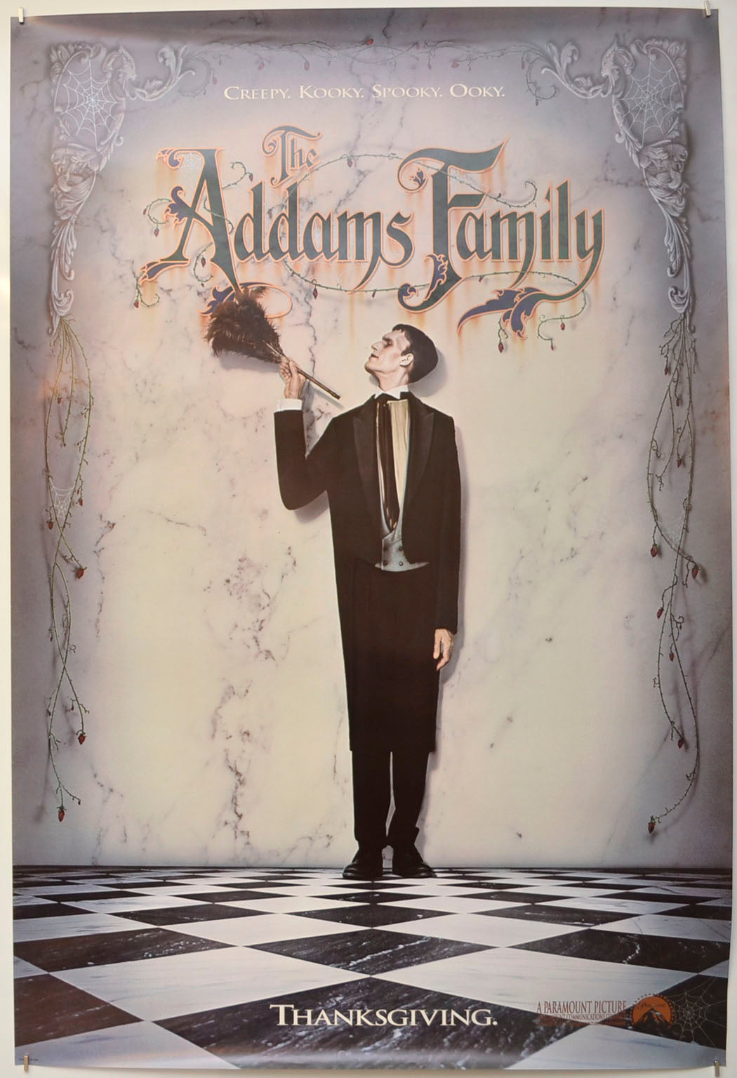 The Addams Family (Teaser / Advance Version) Original One Sheet Poster - Film Poster - Movie Poster