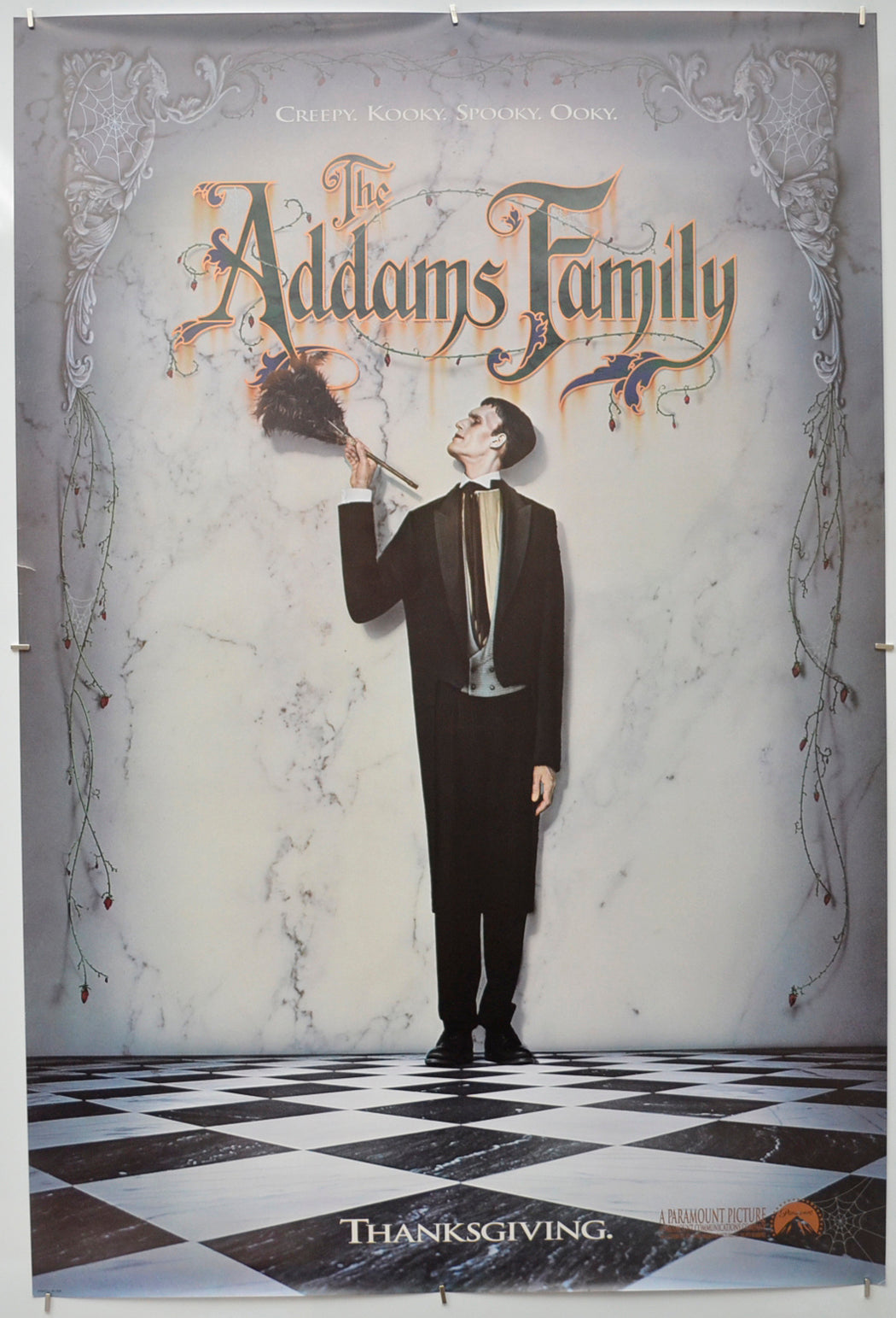 The Addams Family (Teaser / Advance Version)  Original One Sheet Poster - Film Poster - Movie Poster