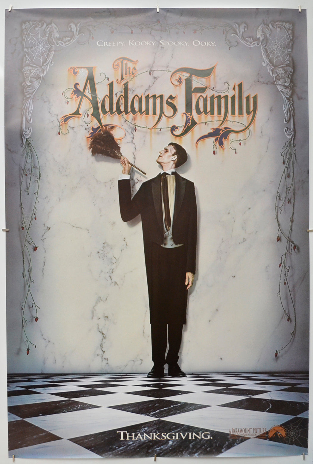 The Addams Family (Teaser / Advance Version)  Original One Sheet Poster - Film Poster - Movie Poster