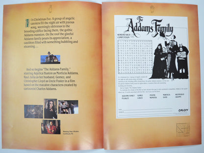 THE ADDAMS FAMILY Cinema Exhibitors Campaign Pressbook - INSIDE 