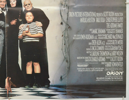 THE ADDAMS FAMILY (Bottom Right) Cinema Quad Movie Poster 