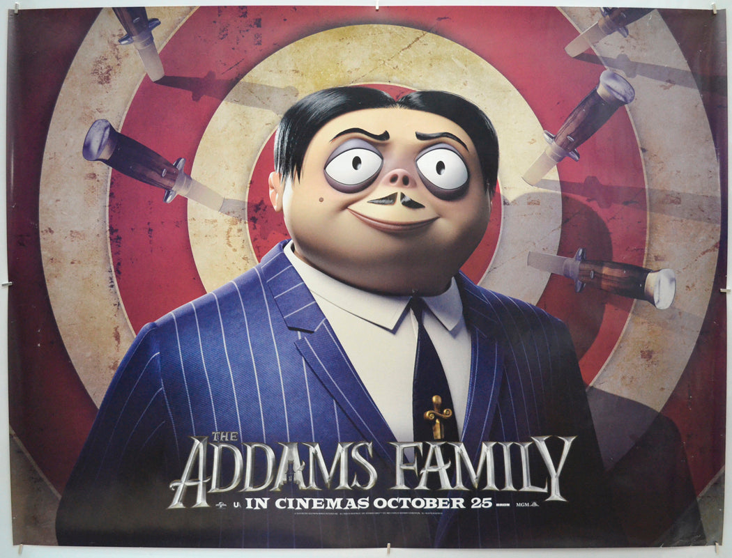 The Addams Family (Gomez Teaser / Advance Version)  Original Quad Poster - Film Poster - Movie Poster